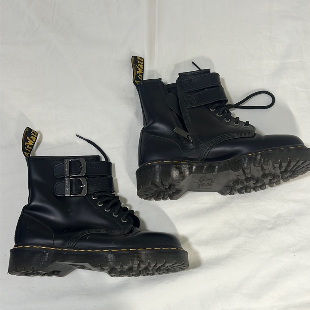 Dr. Martens Black Leather Boots